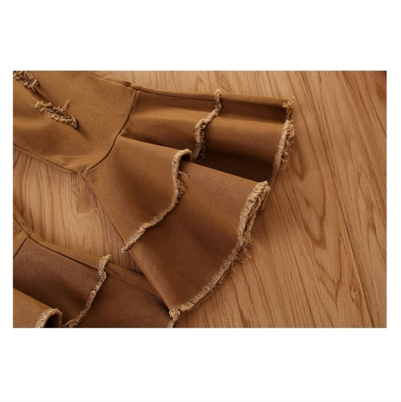 Ruffle Flare Toddler Jeans - Picture 2 of 6